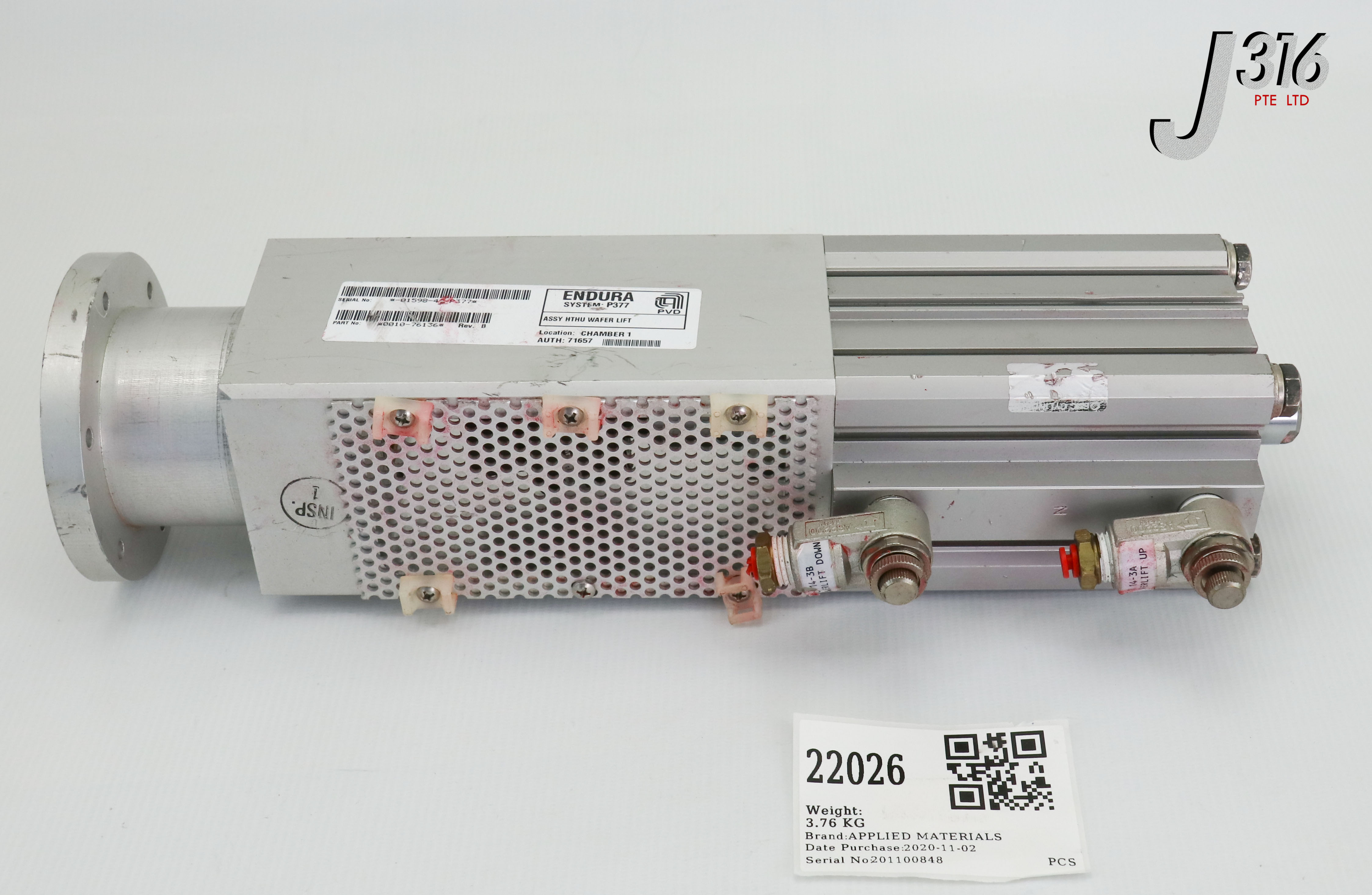 2点リクエスト 22026 APPLIED MATERIALS ASSY, WAFER LIFT HTHU HEATER, 0090-20003